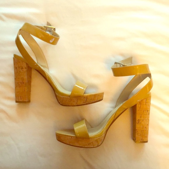 Michael Kors Nude Platform Sandals - Picture 1 of 3